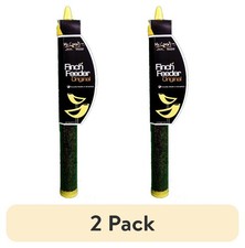  2 pack Mr. Canary Nyjer Finch Tube Feeder with 8oz Nyjer Seed