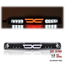 LED Third Brake Light High Fit Chevy Silverado 1999-2007 Clear Black