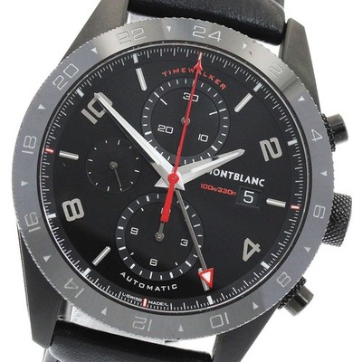 MONTBLANC Time walker 116101 Chronograph Black Dial Automatic Men's Watch_945367