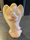 Fenton Burmese Hand Painted/Air Brushed Angel 7"
