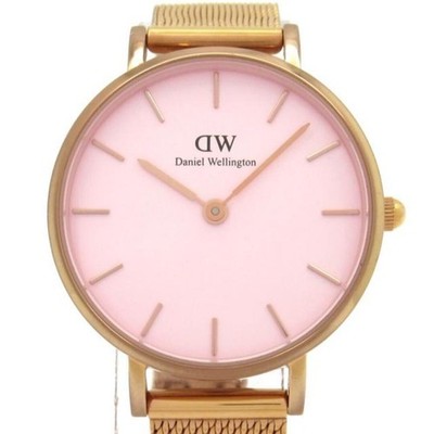 Daniel Wellington Petite Melrose Pink Dial Women's Watch From Japan