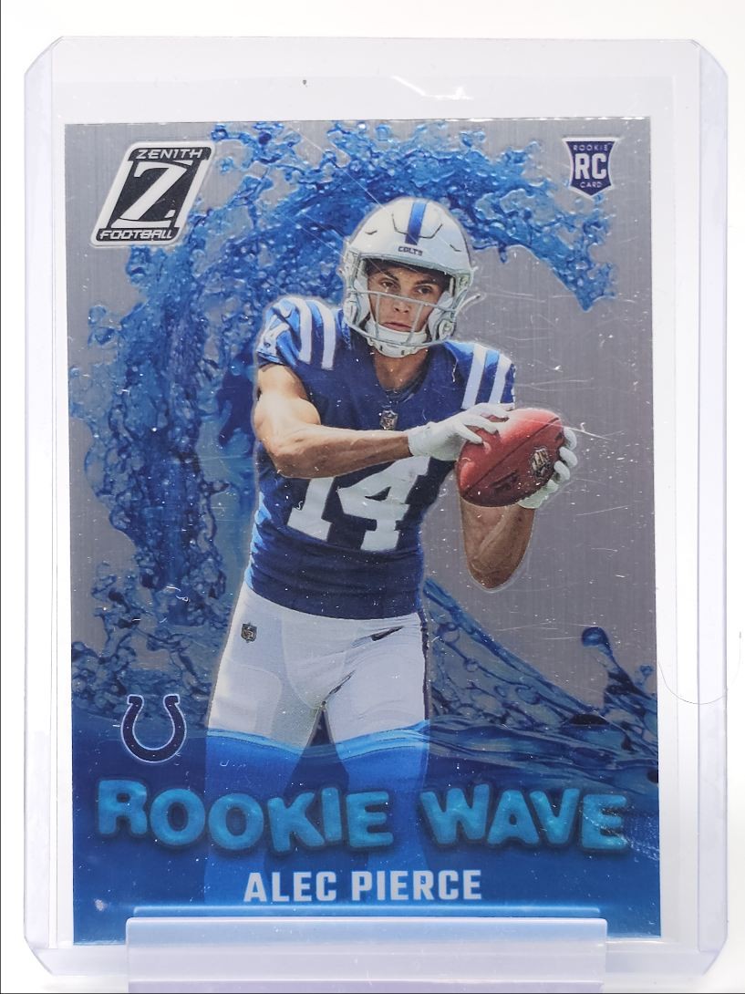 ALEC PIERCE 2022 ZENITH ROOKIE WAVE FOOTBALL COLTS RC Q3813