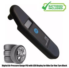 Digital Air Pressure Gauge PSI with LCD Display for Bike Car Van Motorcycle Tyre