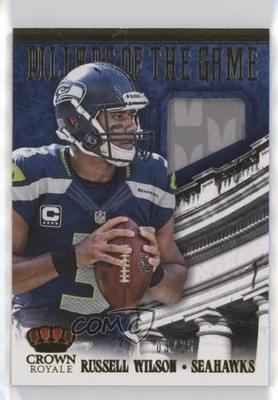 2013 Crown Royale Pillars of the Game Materials Prime 3/25 Russell Wilson 1j2