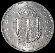 UK Half Crown 1966 Elizabeth II Coin WCA 600