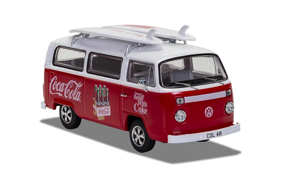 Corgi 1/43 Coca -Cola Volkswagen Camper Van T2 Bay Window Surf Van CORGI CAMPERV - Image 2 of 4
