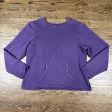 Christopher  Banks Pullover Sweater Womens Medium Long Sleeve Kangaroo Pocket