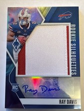 2024 Phoenix Rookie Silhouettes Ray Davis FOTL /24 RC Auto Jumbo Patch Bills
