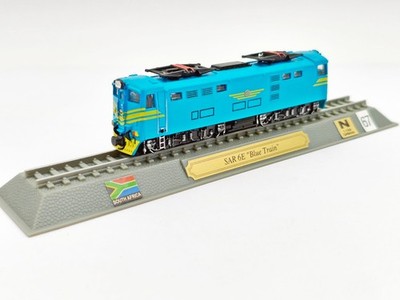 SAR 6E ''Blue Train'' Südafrikan. Staats Bahn Eisenbahn Standmodell Spur N 1:160