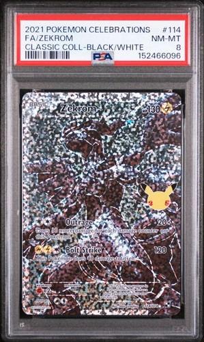 Zekrom graded PSA 8 for sale on eBay