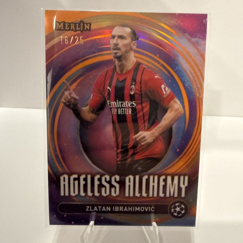 Zlatan Ibrahimovic #AA-11 2024 Topps Merlin UEFA Ageless Alchemy card