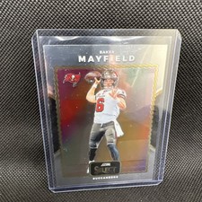 2024 Panini Select - Score Select Throwback Baker Mayfield #10 Silver Prizm