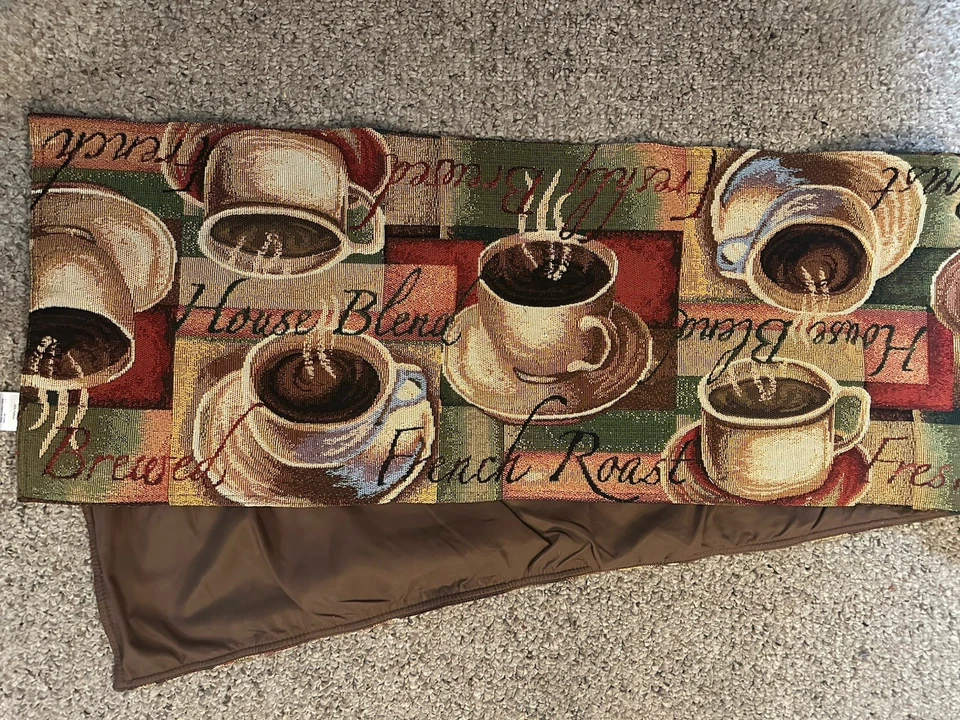 Essential Home Tapestry Coffee Table Runner Home Decor 13” X 66” - Image 2 of 4