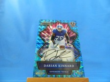Darian Kinnard Wild Card Alumination 2020 Holo Lux Blue Autograph Auto /9