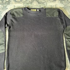 VTG Commando Sweater Men L Large Heavy Knit Pullover Fisherman Oarsman 70s