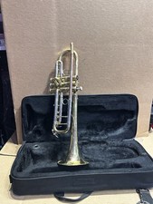 JZ Trumpet For Parts / Repair Missing Valves Components Includes Soft Ca