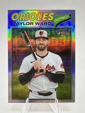 Taylor Ward 2026 Topps Heritage Chrome Refractor #258 Baltimore Orioles PR: 1700