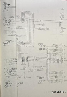 1976 Chevy Chevette Ausklappbar Schaltpläne Elektrisch Schaltplan Original OEM