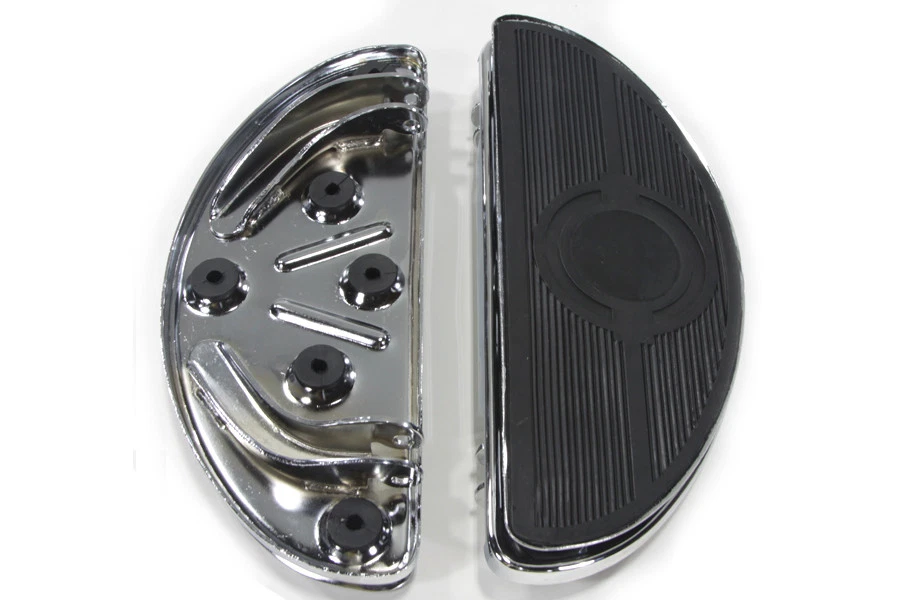 Juego estribo conductor cromado para Harley Davidson Foto 2 de 3