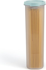 Tall Clear Spaghetti Pasta Container Storage with Lid.Multi-Purpose Kitchen Pant