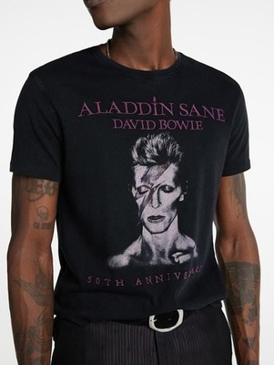 NWT Brand New John Varvatos Aladdin Sane David Bowie Tee Medium