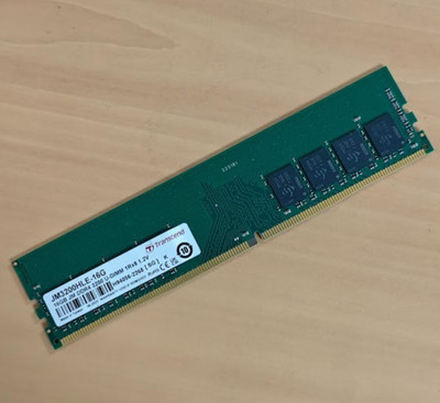 TRANSCEND 16GB DDR4 3200 MHz PC4-25600 CL22 DIMM Desktop PC Arbeitsspeicher RAM