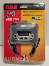 RCA Personal Stereo with AM/FM Digital Tuning, Cassette RP-1872 BRAND NEW