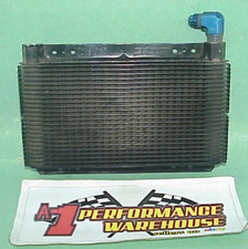 Long Aluminum 11 X 5-12 X 2 Oil Cooler With -08 An Fitting