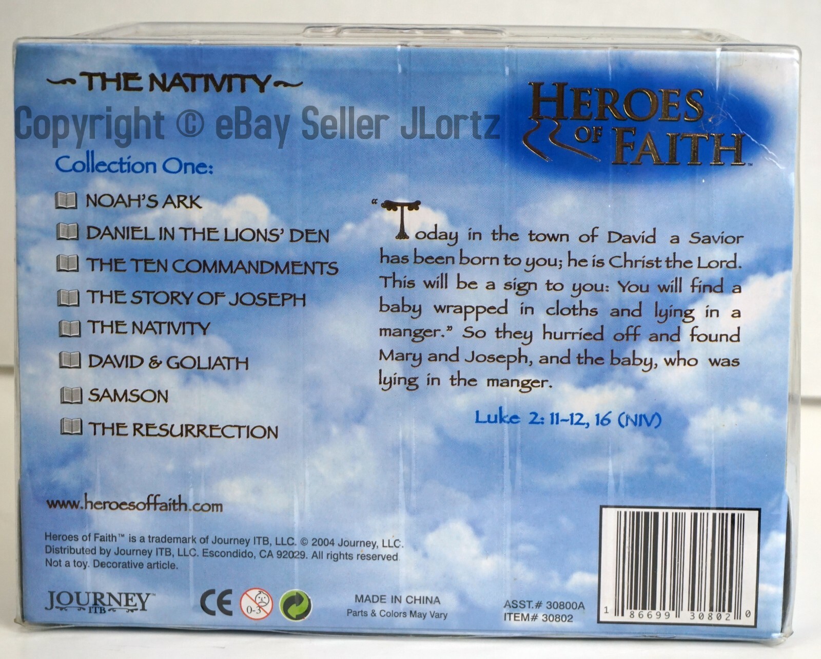 Heroes of Faith The Nativity - Christian Religious Figure Set NEW