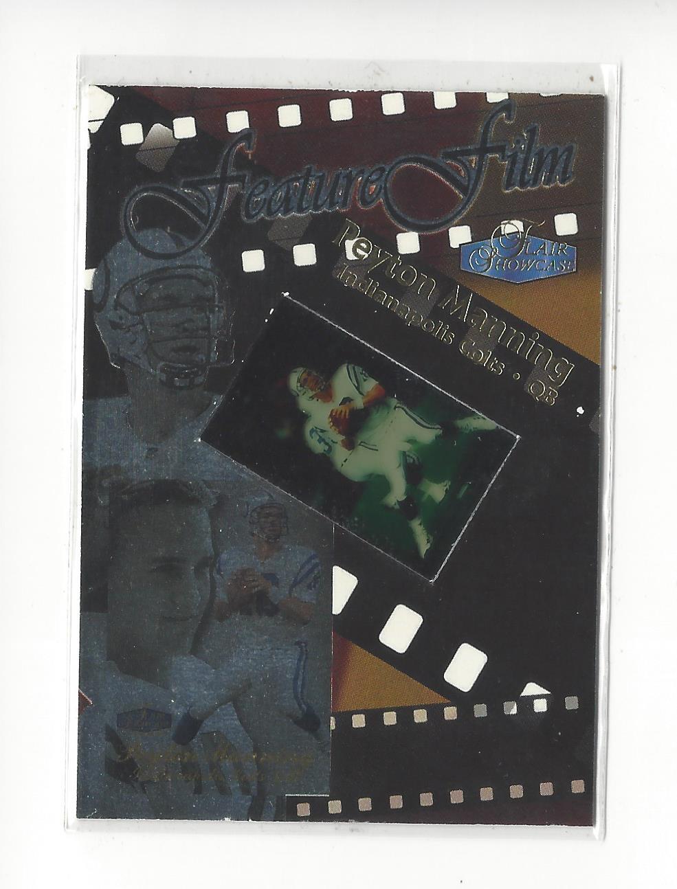 1998 Flair Showcase Feature Film #9 Peyton Manning RC Rookie Colts Broncos