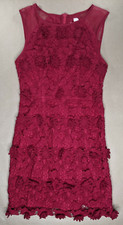 Urban Outfitters  Thistle Pearl Dress Women's 2 Red Sleeveless Knee Length