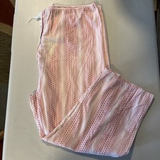 1940s/1950s Sanforized Pilgrim Pajama Bottoms Selvedge Pink/Faded Red Unisex