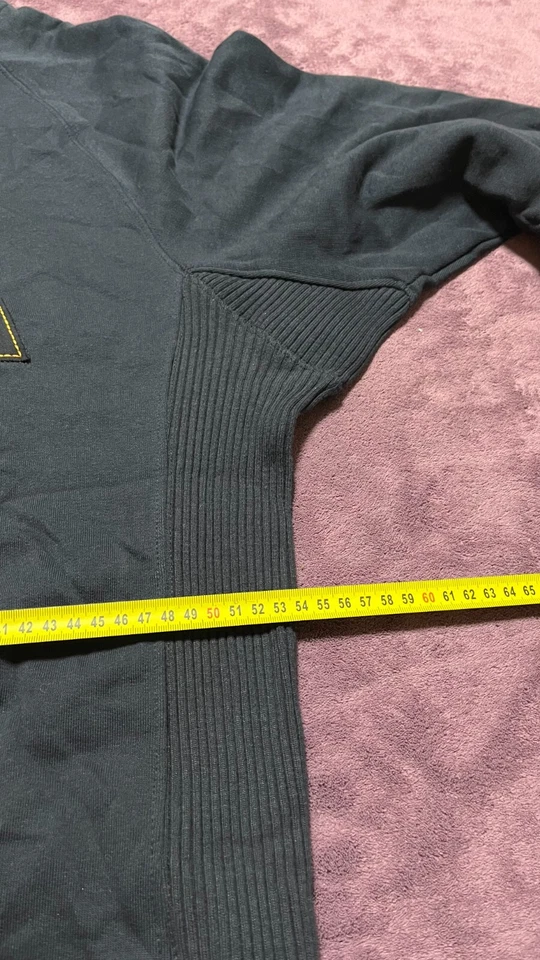 Pull sweat-shirt vintage Scania Truck Gear 1891 Duty Rider 1/4 zip noir taille M - Photo 3/4