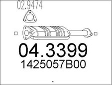 Catalyseurs Suzuki VITARA