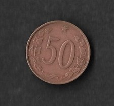 CSSR Münze 50 H. J , 1964