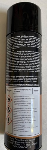 Sofá cama adhesivo para tapicería Tuskbond HT1414 de alta tack para tela artesanal - Imagen 3 de 7