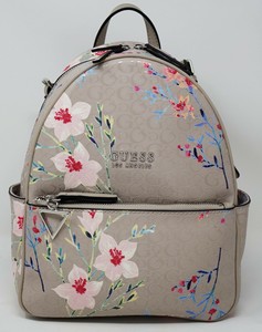 guess floral backpack