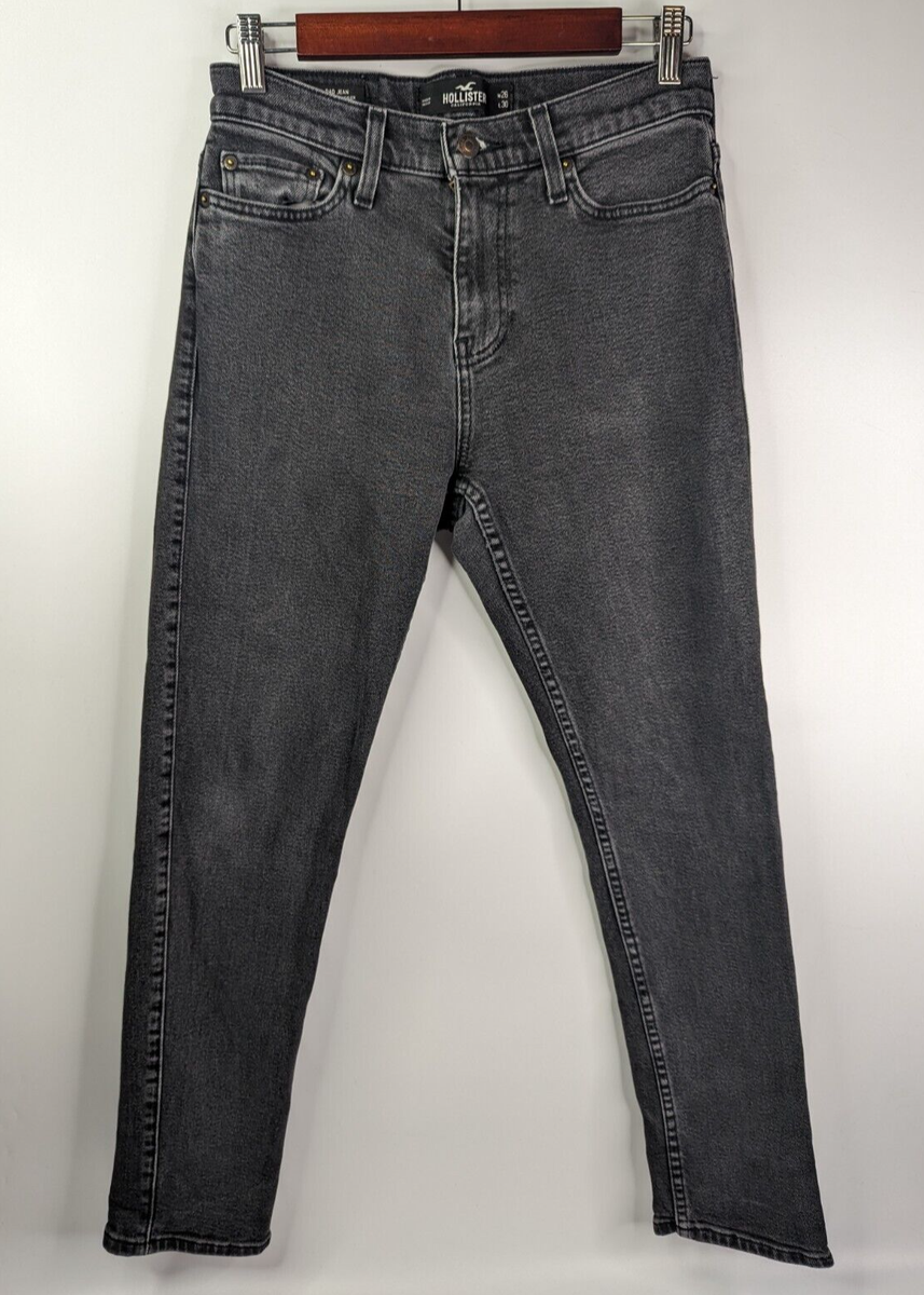 Hollister California Black Faded High Rise Dad Jean Epic Flex Women's 26x30