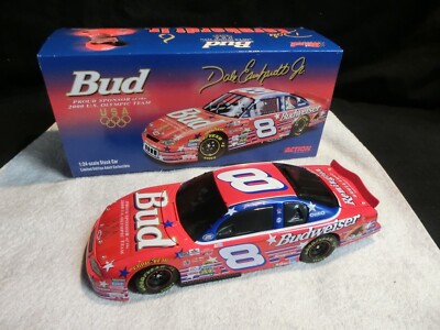 Dale Earnhardt Jr. #8 US Olympic Team Chevy 1/24 B/W Bank Diecast