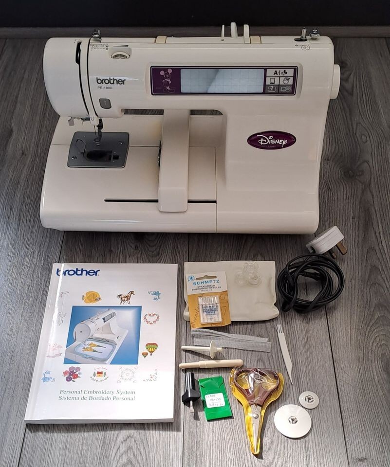Brother PE180D Disney Embroidery Machine eBay