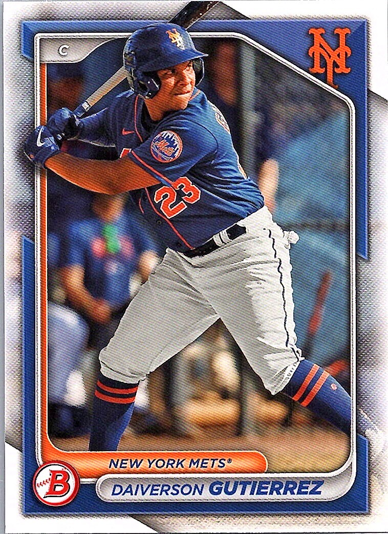 その他 Daiverson Gutierrez Daiverson Gutierrez 2024 Bowman #BP-59 New York Mets 3Row 4A