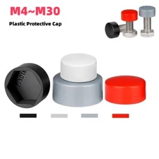 Hex Head Bolt Nut Cover Plastic Protective Caps M4M5M6M8M10M12M14M16M18M20~M30