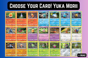 Choose Your Pokemon Card! Clay Pokemon from Artist Yuka Morii