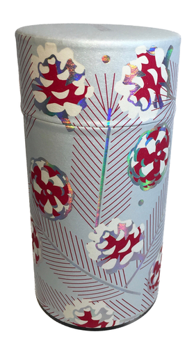 Teavana Kiefern holographisch 5 Unzen Teedose 6 Zoll Kanister - eisblau rot weiß - Bild 8 von 9