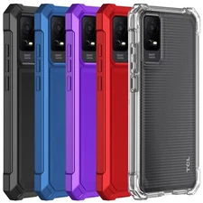 For TCL ION X / TCL ION V Phone Case 2 Layer Protection Corners TPU Bumper Cover