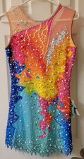 Ice Skating Leotard, Multicolored, New With Tags