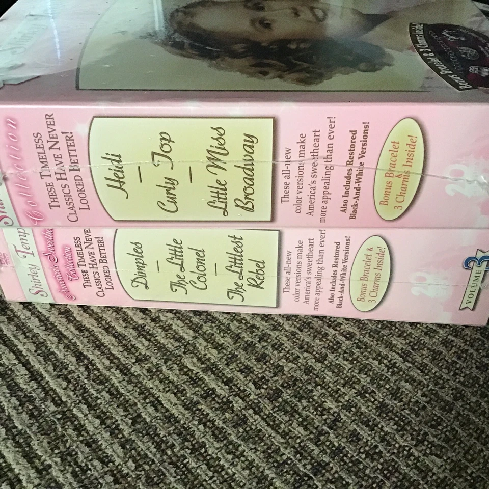 SHIRLEY TEMPLE 2-DVD BOX SET BRAND NEW 6-DVDs OOP 20th CENTURY SEE DESCRIPTION - Image 2 of 4