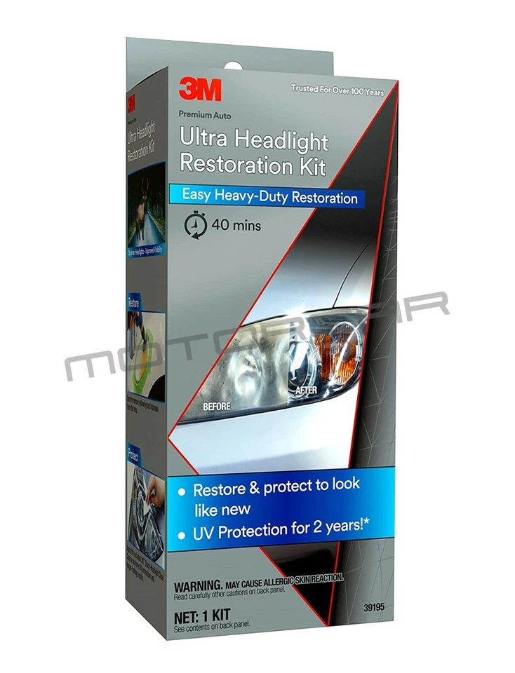 3M Ultra Headlight Restoration Kit Heavy-Duty 39195 - image 3 of 3