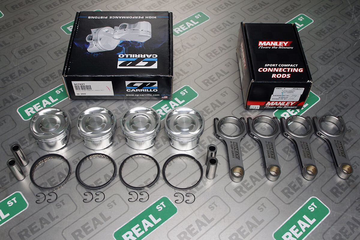 CP Pistons Manley H Tuff Rods Fits Subaru WRX EJ255 8.61 STi EJ257 8.2