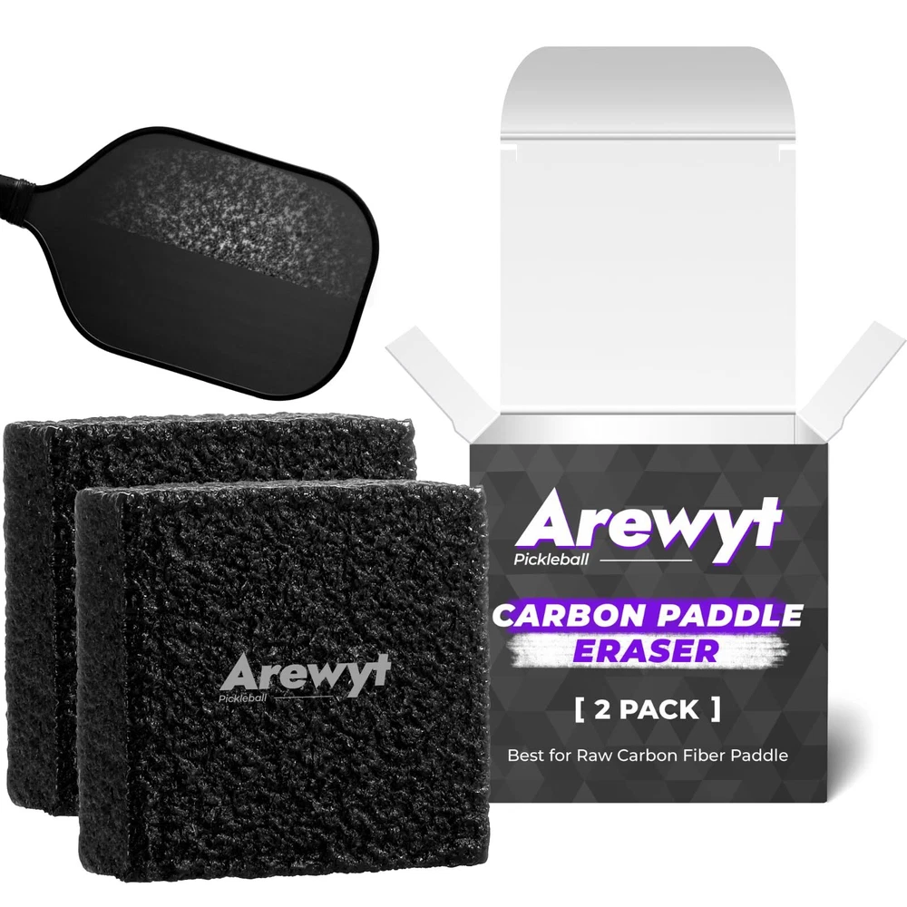 Pickleball Paddle Eraser 2-Pack, Pickleball Paddle Cleaner for Carbon Fiber P...
